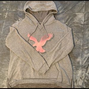 Gray American eagle sweatshirt